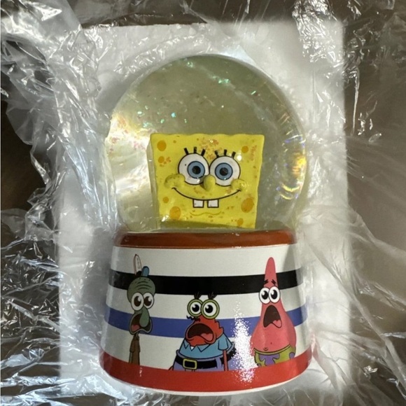 SPONGE BOB SQUAREPANTS SNOW GLOBE SPONGE BOB GLOBE NEW - Picture 6 of 11